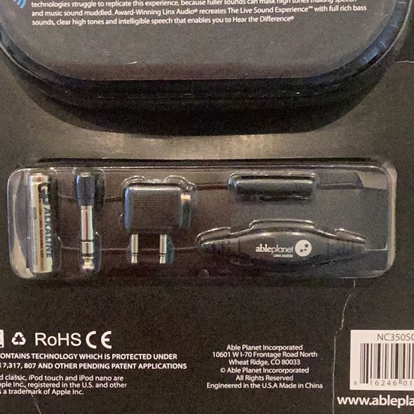 Headphones iPad iPod iPhone Linx Audio Smart Phone Airplane Noise Canceling New - Picture 7 of 10